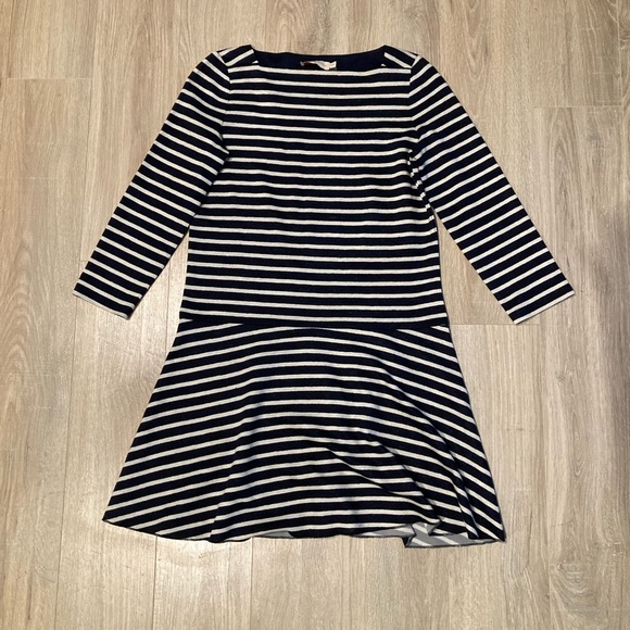 Tory Burch Dresses & Skirts - Tory Burch Blue and White Stripe Linen Dress - XS